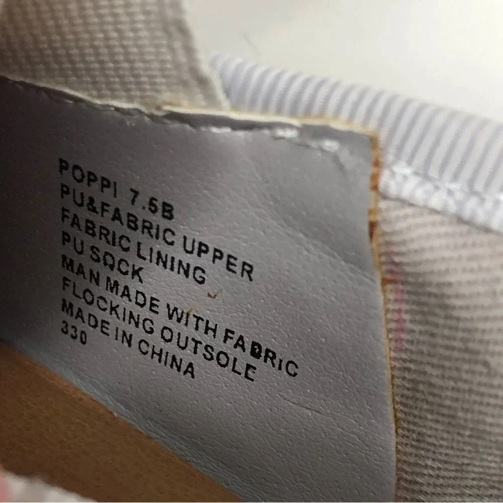 STEVE MADDEN ‘Poppi’ Silver Sequin Espadrilles Platform Shoes Size 7.5